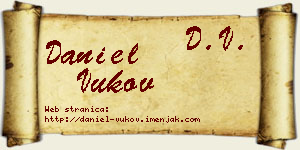 Daniel Vukov vizit kartica